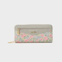 ノーソップ ブルーム柄 ラウンド ウォレット/ローラ アシュレイ(LAURA ASHLEY)