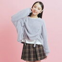 ドロストニット&ロングTシャツセット/ピンクラテ(PINK-latte)