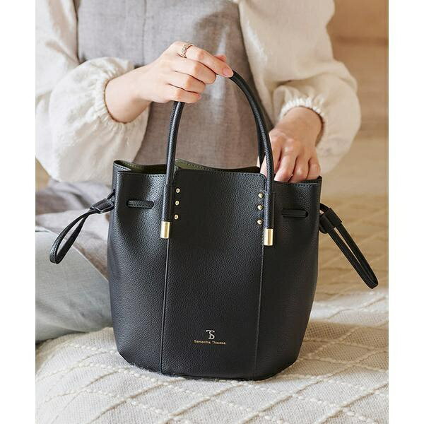 セミハード合皮2wayバッグ／サマンサタバサ（Samantha Thavasa）