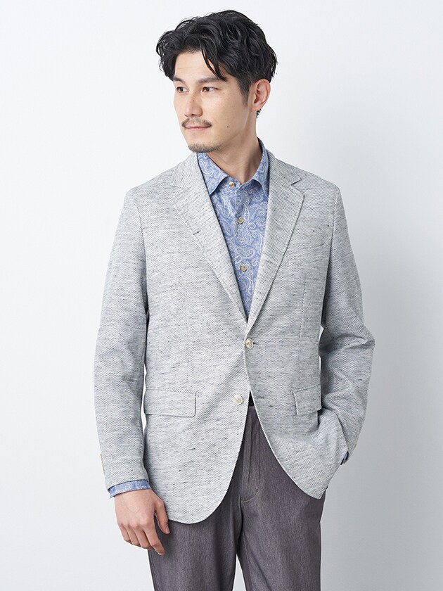 リネントップジャケット／エレメント オブ シンプルライフ（element of SIMPLE LIFE）