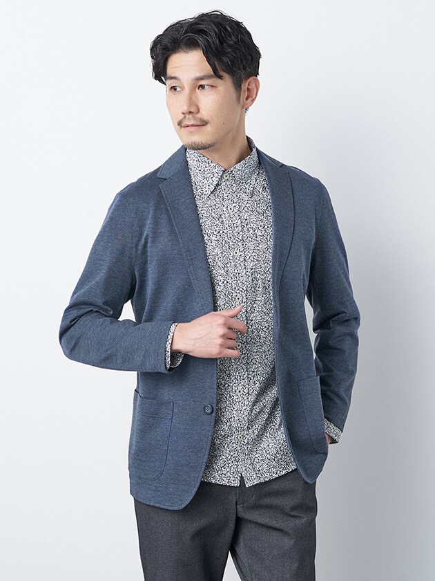 杢カノコジャージジャケット／エレメント オブ シンプルライフ（element of SIMPLE LIFE）