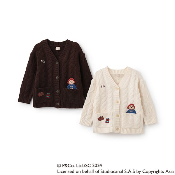 【パディントンTM】ニットカーディガン／プティマイン（petit main）