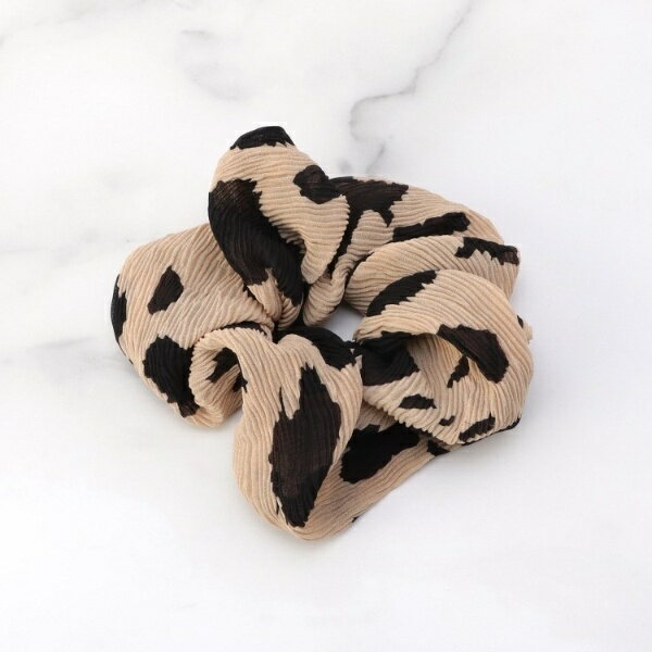 ヒョウ柄ビッグシュシュ／イッツデモ（ITS'DEMO）