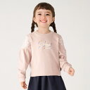 SHIPS Colors: 80〜130cm / ショルダー レース ロゴ スウェット◇/シップス カラーズ(SHIPS Colors)