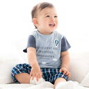 天竺Tシャツ&チェックパンツセット(70~90cm)/フィヨ デュ ベベ ルダクティオン(fillot de bebe reduction)
