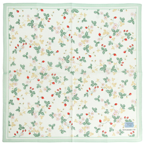 ウェッジウッド　プリントハンカチ　ワイルドストロベリー　【WEDGWOOD】／ウェッ...