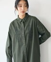 刺繍入ツイルワンピース/クラフトスタンダードブティック(CRAFT STANDARD BOUTIQUE)