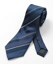 アーガイル×ストライプ柄シルクネクタイ/メンズビギ(MEN'S BIGI)