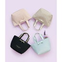 【WEB限定】BICOLOR RIBBON COOLERBAG クーラーバッグ/トッカ(TOCCA)