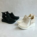 【25春夏新作】軽量 サイドジップ メッシュ 厚底スニーカー/ヌーベルヴォーグ リラックス(NOUBEL VOUG Relax)