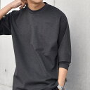 SHIPS any: デザイン リブ ハイゲージ ポンチ クルーネック Tシャツ (ロンT)◆/シップス エニィ(SHIPS any)