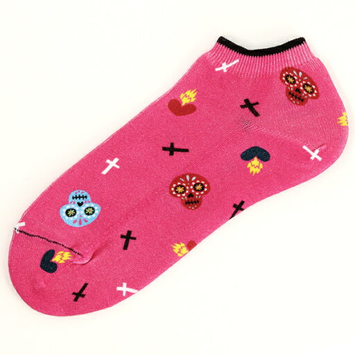 【1/1000SOCKS】メンズアンクルソックス MEXICAN SKULL/ワン サウザンド(ONE-THOUSANDTH) 【1/1000SOCKS】メンズアンクルソックス MEXICAN SKULL/ワン サウザンド(ONE-THOUSANDTH)