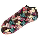 【1/1000SOCKS】メンズアンクルソックス CHOCOLATE LETTERS/ワン サウザンド(ONE-THOUSANDTH)