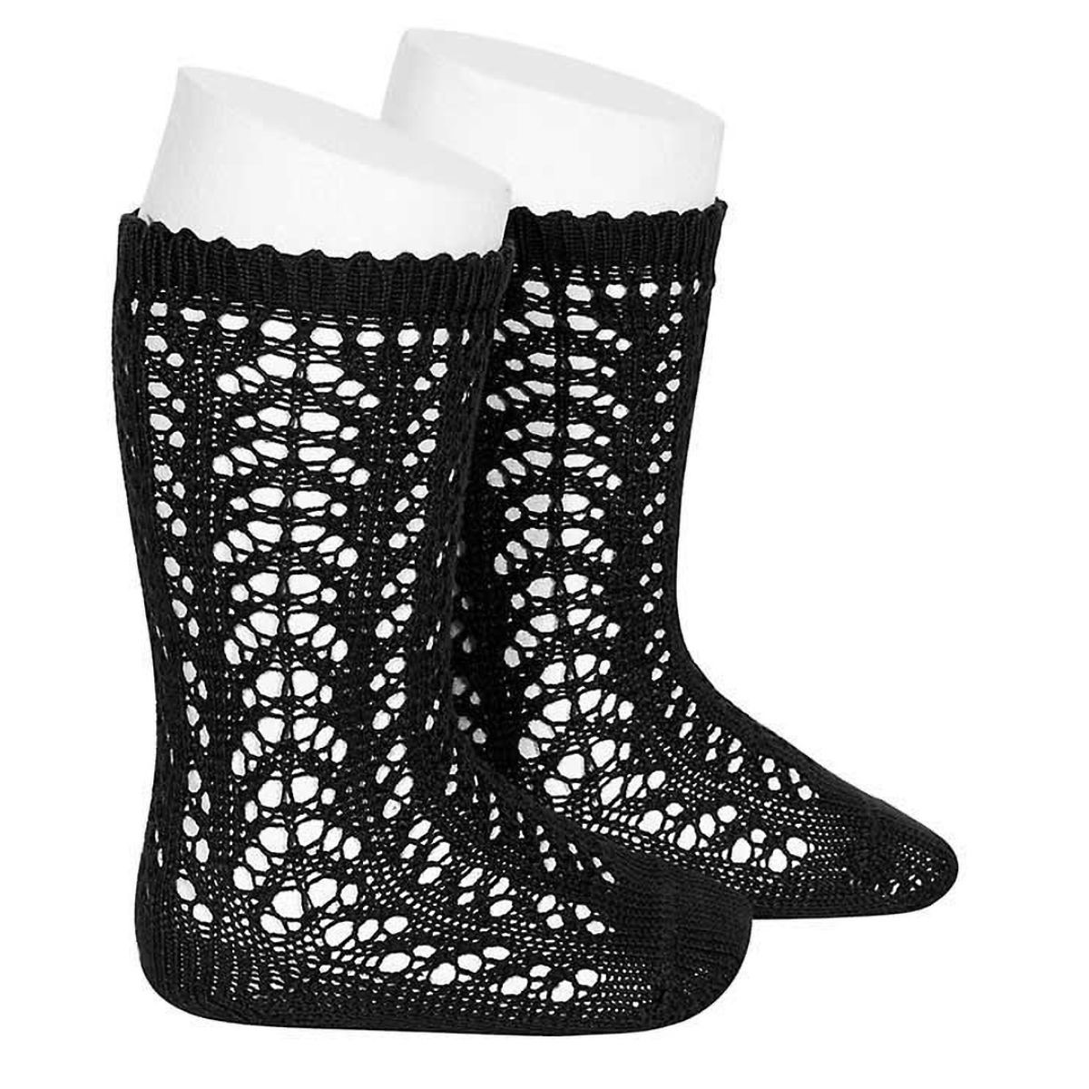 condor 靴下 子供 6ヶ月〜3歳 パール オープンワーク ニーソックス 卒業式 入学式 入園式/コンドル(condor)