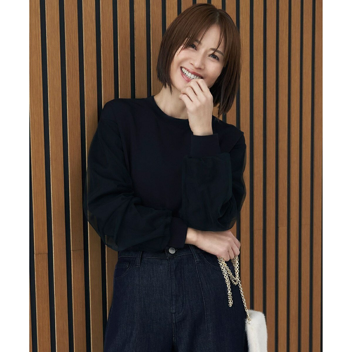 【カタログ掲載・洗える】マットストレッチダンボール スウェット／自由区（JIYU-KU）