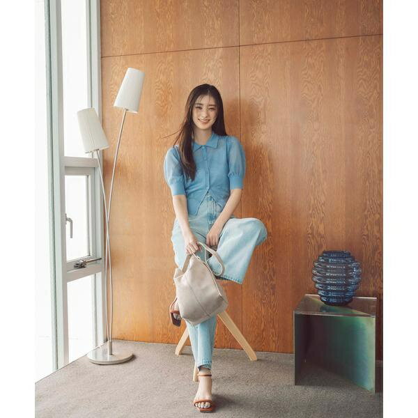 ワイドストレートデニムパンツ／ナチュラルビューティーベーシック（NATURAL BEAUTY BASIC）