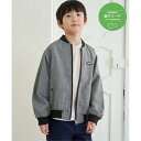 【親子おそろい】リネンライクリブブルゾン(110?160cm)/イッカ(ikka)