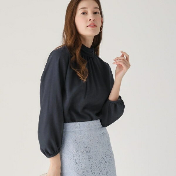 【洗える／日本製】ねじりデザインブラウス／クード シャンス（COUP DE CHANCE）