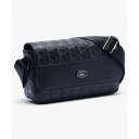 モノグラム スプリットレザーフラップクローズサッチェルバッグ / ショルダーバッグ/ラコステ(LACOSTE)