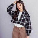 【 ニコ☆プチ 掲載 】オンブレチェックシャツ&長袖Tシャツセット(130~160cm)/ジディ(ZIDDY)