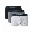 3パックプリントストレッチコットントランクボクサーショーツ / ボクサーパンツ/ラコステ(LACOSTE)