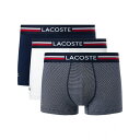 3パックストレッチコットントランクボクサーショーツ / ボクサーパンツ/ラコステ(LACOSTE)