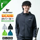 ゴルフウェア パーカー メンズ 長袖 パーカ アウター フード 速乾性 ストレッチ 形状保持/ジェネレス(geneless)