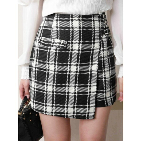 ダブルベルトラップショートパンツ／リップサービス（LIPSERVICE）