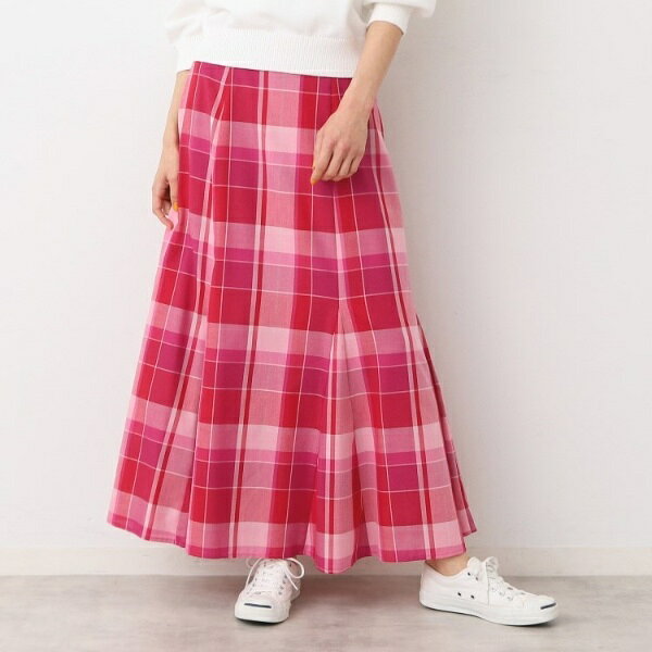 Rakuten - 【洗える・4サイズ展開】チェック柄マーメイドスカート（XS〜L）／デッサン（Dessin）
