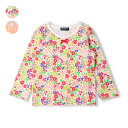 小花総柄長袖Tシャツ・ロンT/ムージョンジョン(moujonjon)