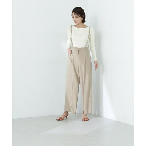 ナローストラップワイドパンツ/ナチュラルビューティーベーシック(NATURAL BEAUTY BASIC) ナローストラップワイドパンツ/ナチュラルビューティーベーシック(NATURAL BEAUTY BASIC)