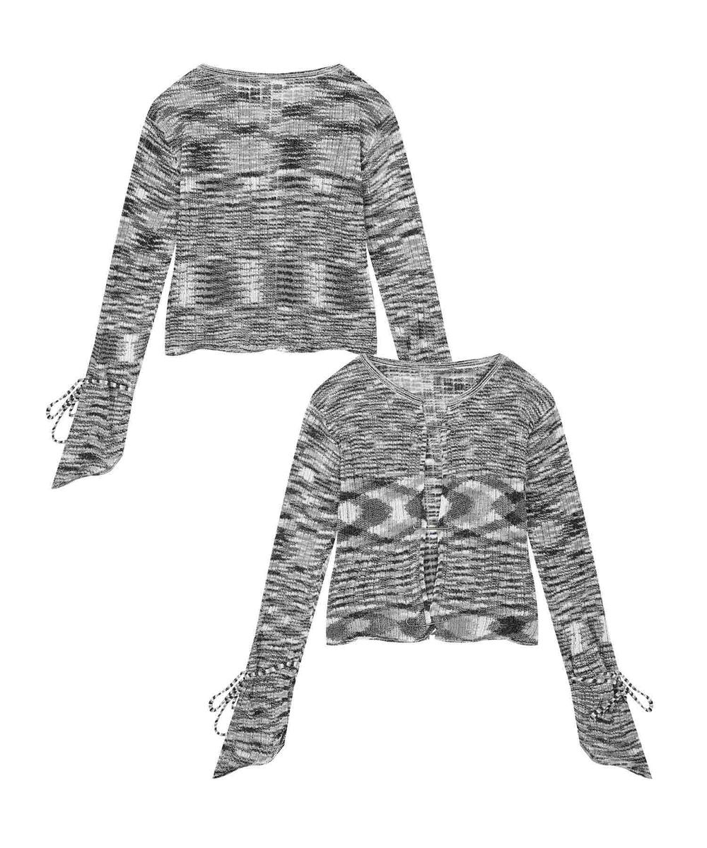 【HOOK】for girls 杢ニットソーカーデ／フック（HOOK）