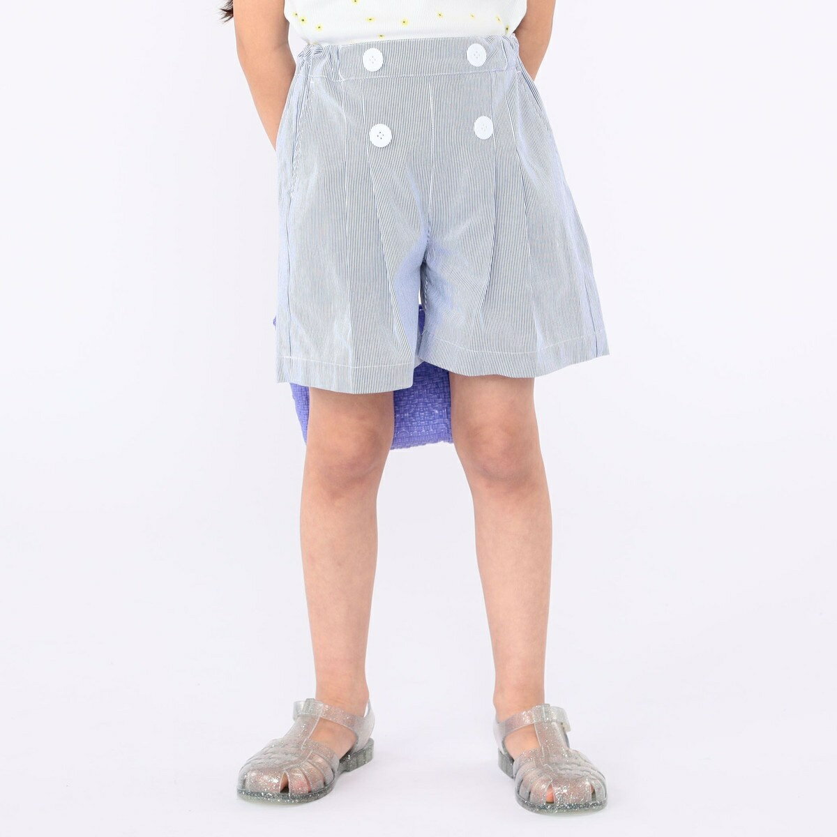 SHIPS KIDS:100〜130cm / マリン ピケ キュロット／シップス（SHIPS）