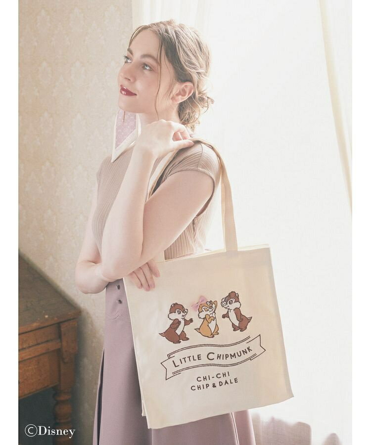 Chip＆Dale／スクエア刺繍トートバッグ／メゾン ド フルール（Maison de FLEUR）のサムネイル
