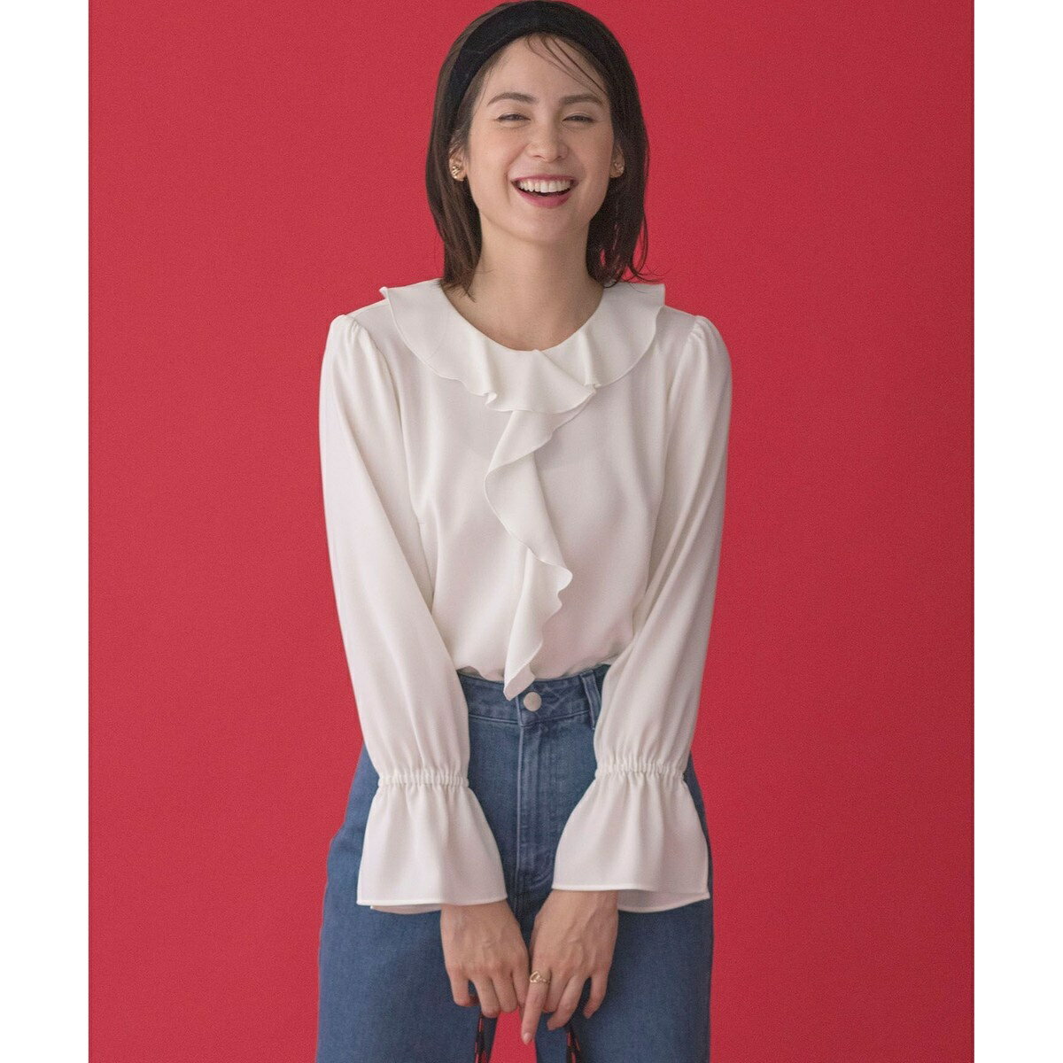 ラッフルデシン ブラウス／組曲（KUMIKYOKU）