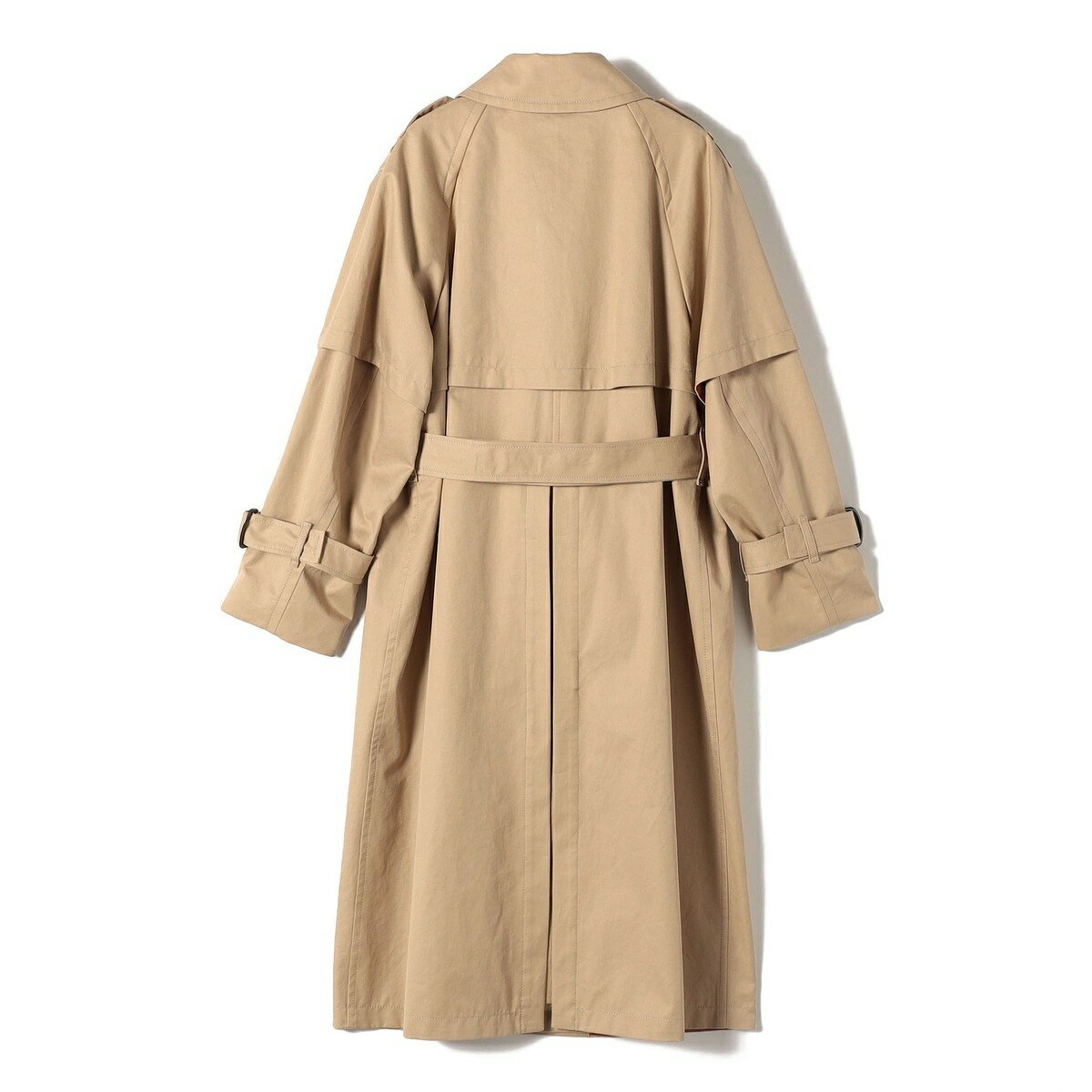 SHIPS Primary Navy Label:ギャバ トレンチコート／シップス（SHIPS）