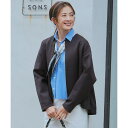 【洗える】コットンエアー ギャザー ライトアウター/23区(23KU)