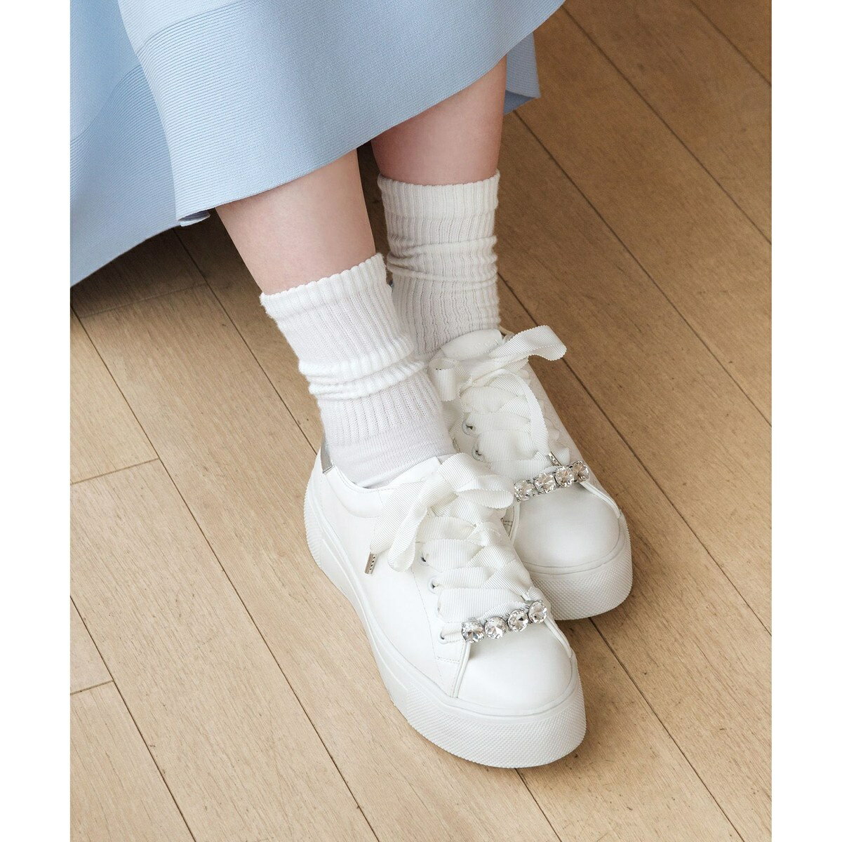 【軽量・抗菌消臭・ビジュー取り外し可】BIJOUX SNEAKERS スニーカー／トッカ（TOCCA）