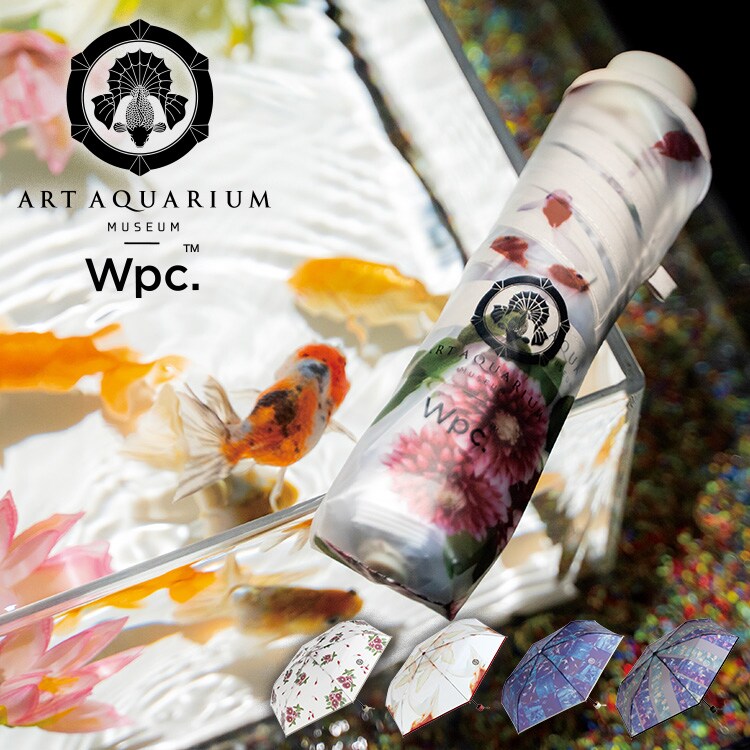 【Wpc.】ビニール傘 アートアクアリウム×Wpc.アンブレラ ミニ 傘 レディース 折りたたみ傘／Wpc.（WPC）