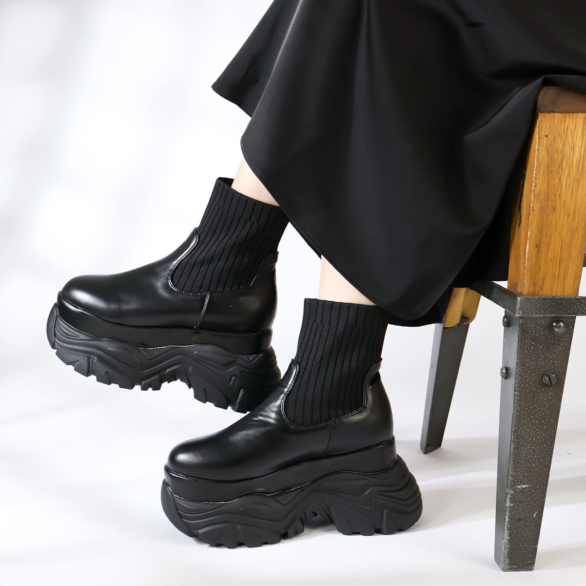 楽天市場】厚底 スニーカー コンバース（その他｜ブーツ）：レディース