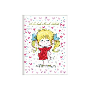 水森亜土 2025年 手帳 月間A6 (ホワイト) スケジュール帳 文具 《10月はじまり》 日/パーフェクト・ワールド・トーキョー(Perfect World Tokyo)