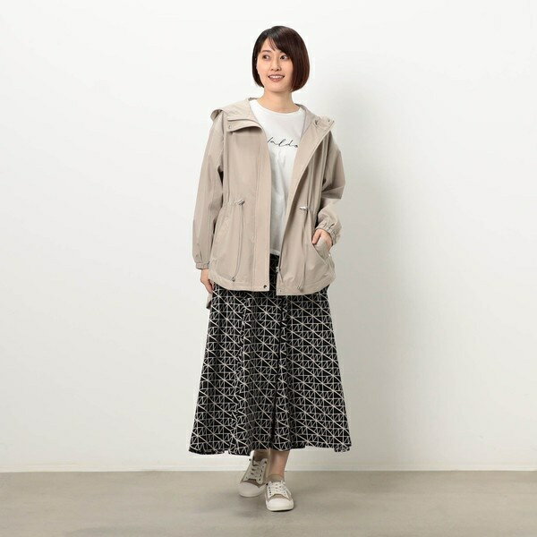 【WALDO】フーデットブルゾン／ニコルホワイト（NICOLE WHITE）