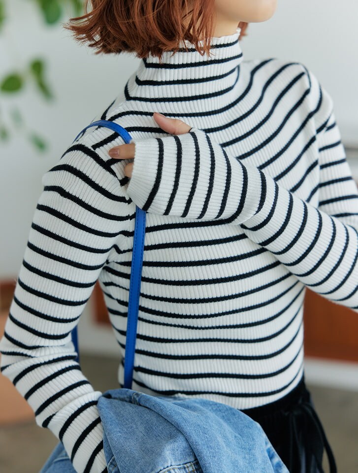 プチハイネックトップス／フィフス（fifth）