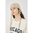 FLUFFY CROCHET HEAD キャップ/マウジー(MOUSSY)