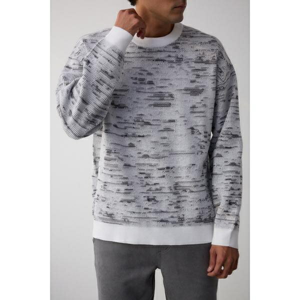Contrast Jacquard Knit / AZUL BY MOUSSY