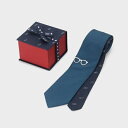 【BOXセット/限定】メガネモチーフ ネクタイ&タイバー セット/タケオキクチ(TAKEO KIKUCHI)