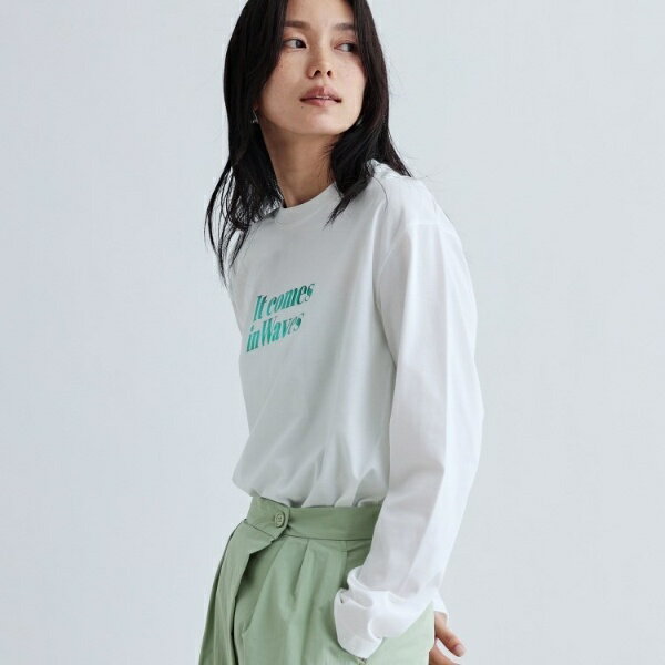 メタリックロゴロングスリーブTシャツ／ギャレスト（GALLEST）