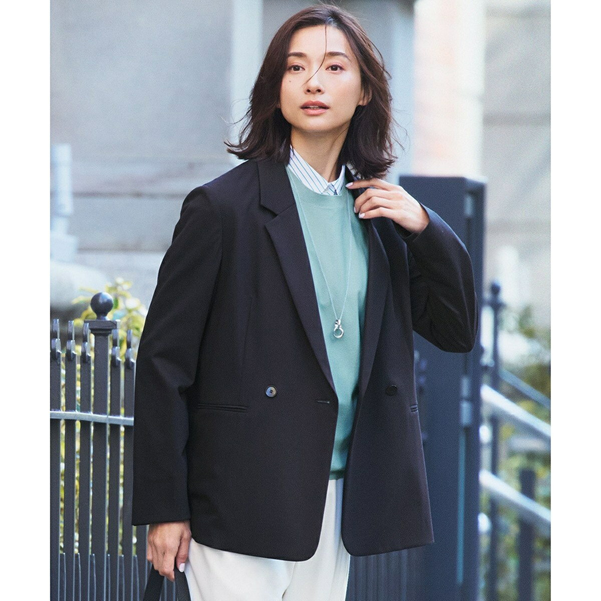 【Oggi3月号掲載/セットアップ対応】 ライトクロス ジャケット／23区（23KU） 0101marui-12803764 丸井(マルイ)楽天市場店 パッケージ画像