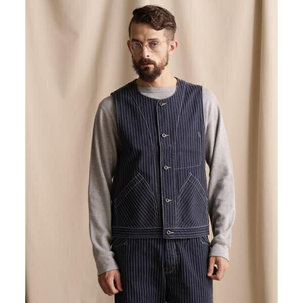 OLD HICKORY DENIM VEST／オールドヒッコリーデニムベスト／ショット（Schott）