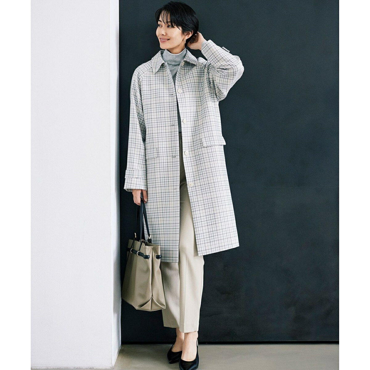 【洗える】オルタネートチェック コート／自由区（JIYU-KU） 0101marui-12803998 丸井(マルイ)楽天市場店 サンプル画像2
